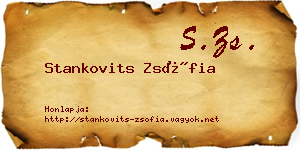 Stankovits Zsófia névjegykártya